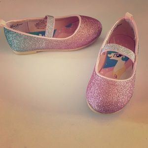 Ombré Glitter Ballet Shoes